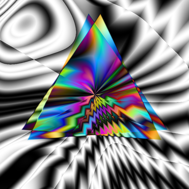 Colorful Triangles #8 static token preview