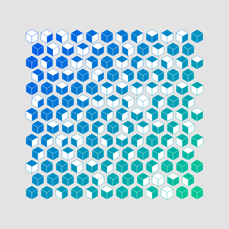 Cube Grid - Sparse #2 static token preview