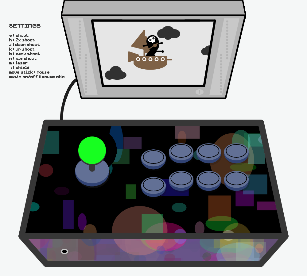 Arcade stick #1 static token preview