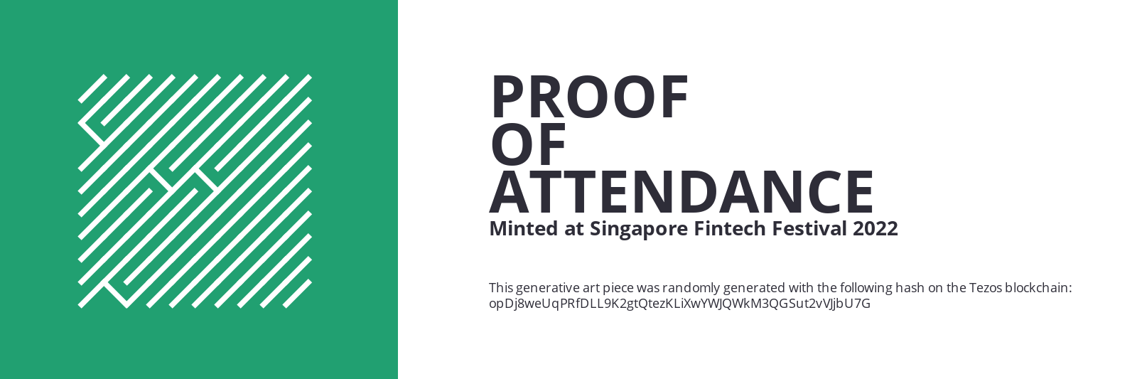 SFF2022 Proof of Attendance Token #2331 static token preview
