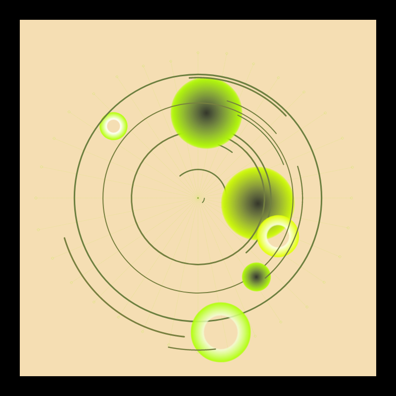 Broken Galaxy Compass #5 static token preview