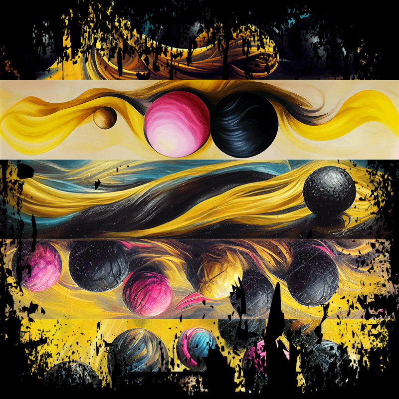 AI Abstract Balls #1 static token preview