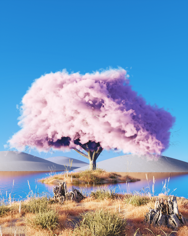 Cloudy desert #4 static token preview
