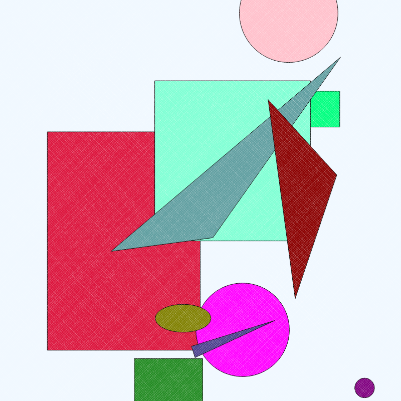 Shapes on Fabric. #4 static token preview