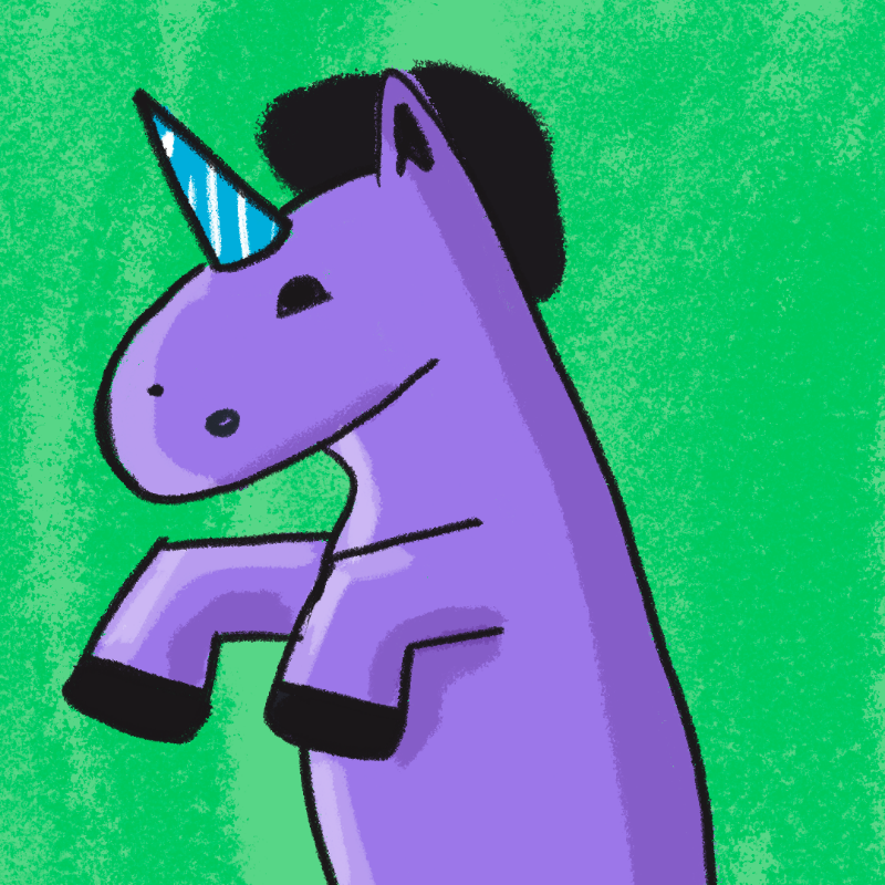 Peculiar unicornos #10 static token preview
