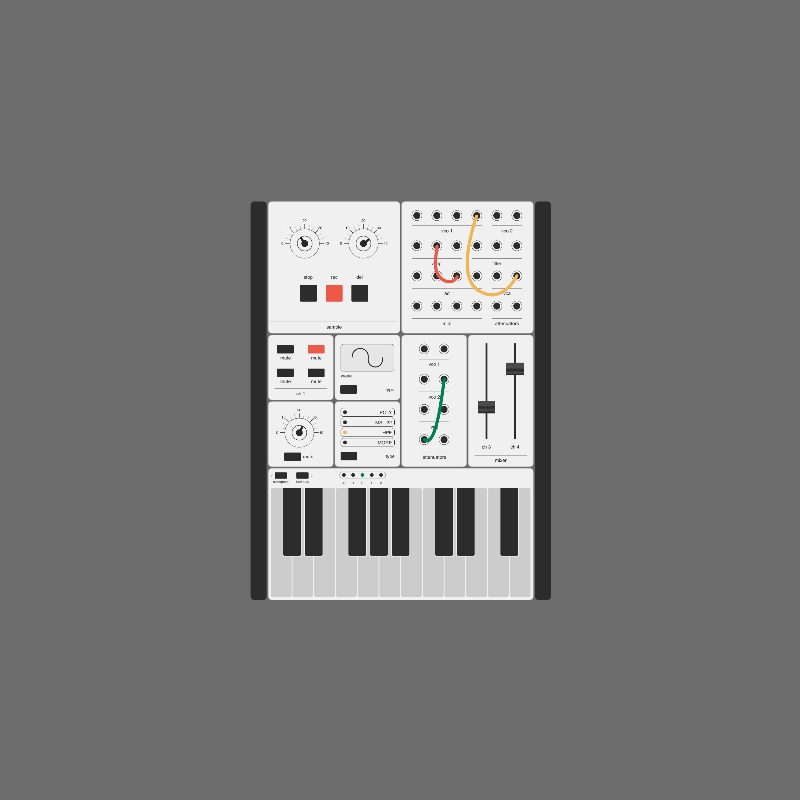 Modular synthesizer #20 static token preview