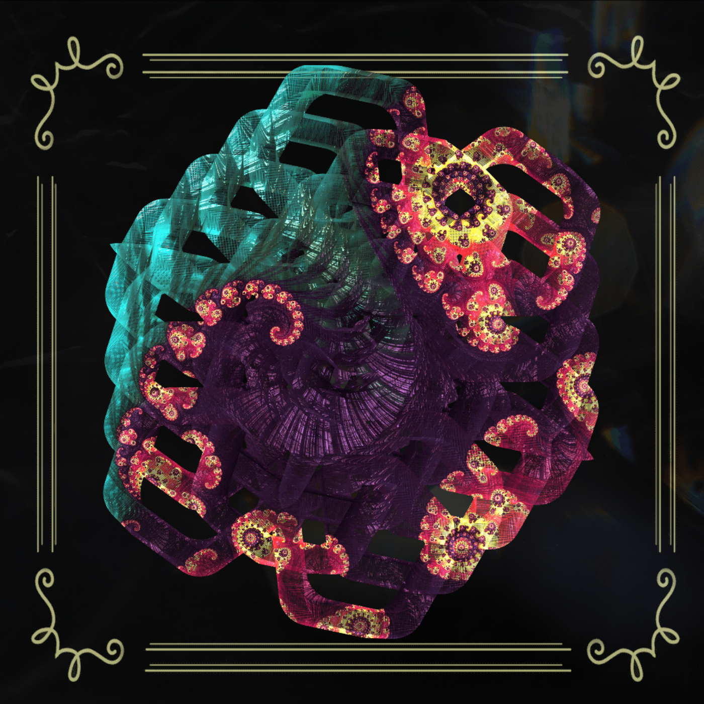 Frame Fractal #25 static token preview