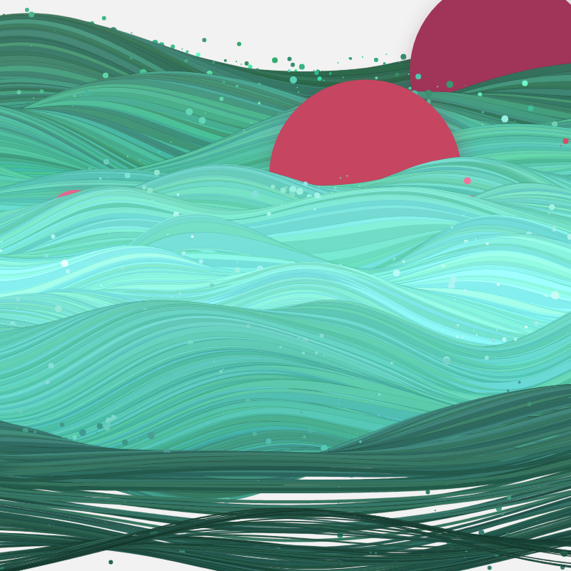 The Ocean Waves #13 static token preview