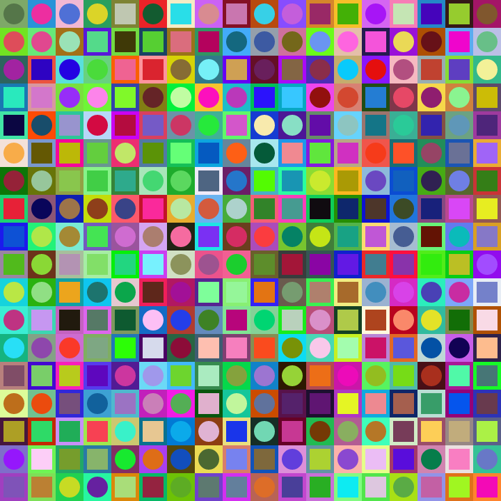 Square Dot Composition #270 static token preview