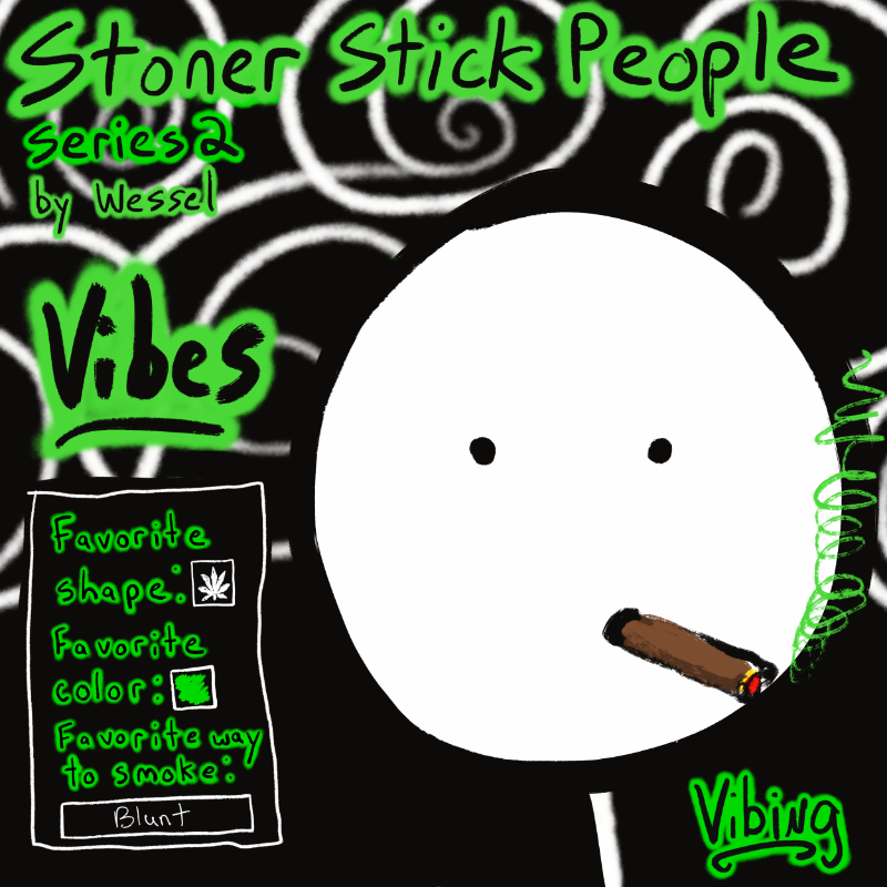 Stoner Stick People Series 2 #5 static token preview