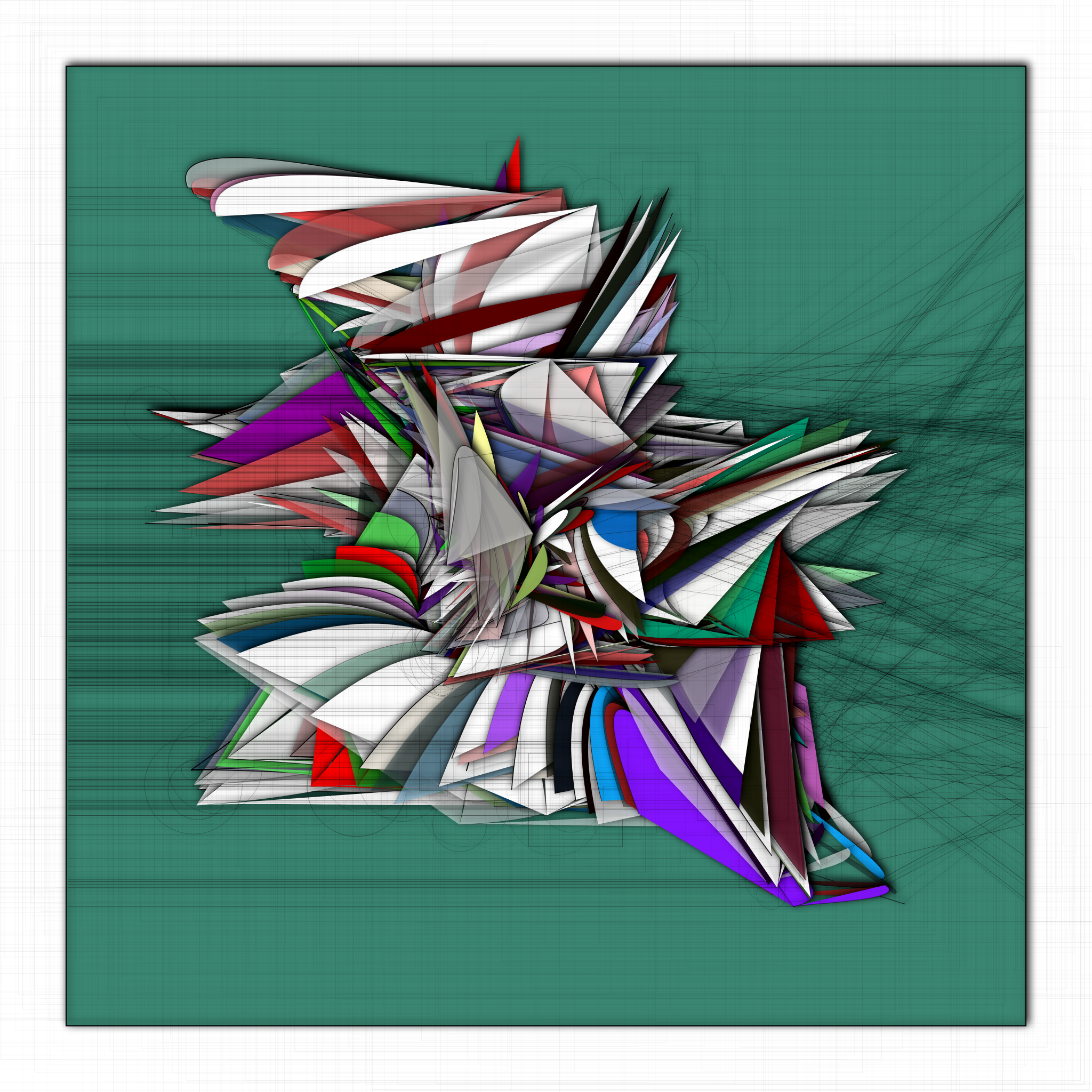 P5Js Thoughts V7 #7 static token preview