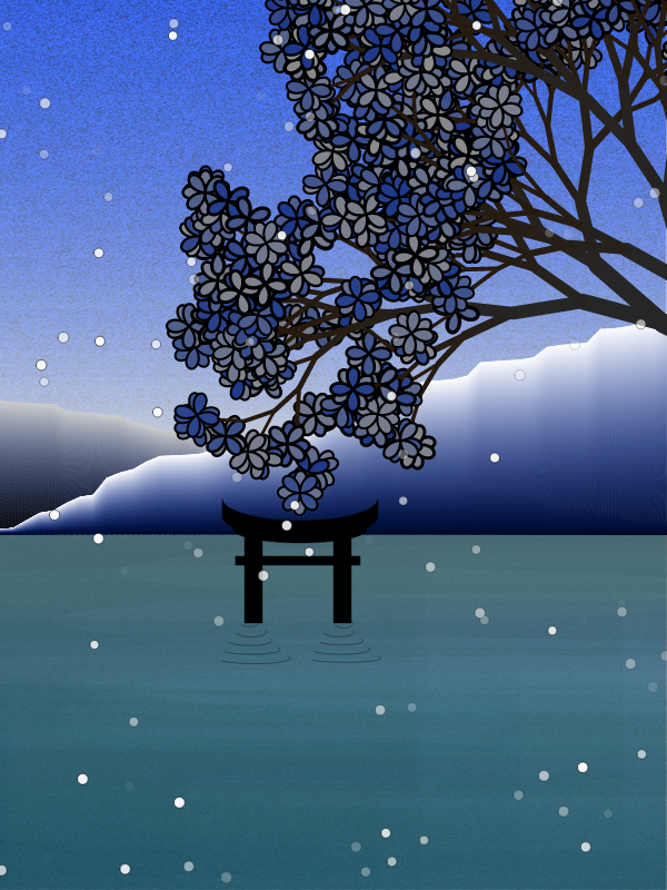 Winter morning in a village near Tokyo #6 static token preview