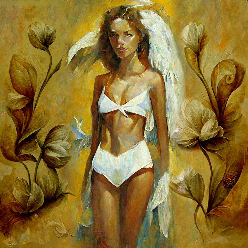 Girl and Flower #4 #6 static token preview