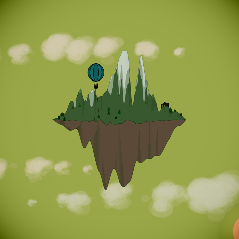 Flying Islands #1 static token preview