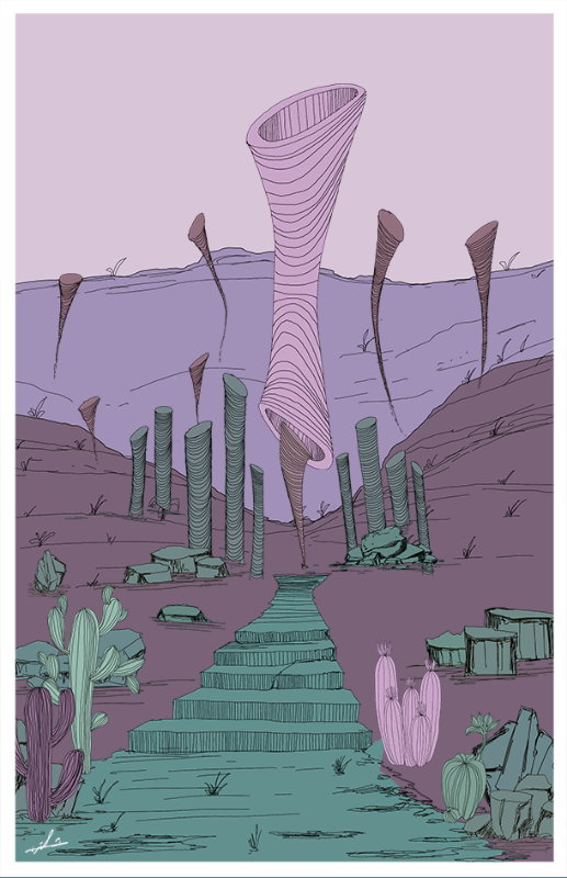 Skyward Garden #zentangle_world #3 static token preview