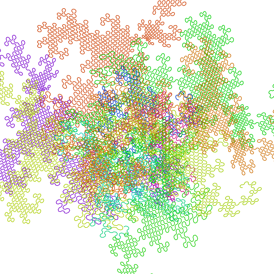 Dragon Curve Vortex #19 static token preview