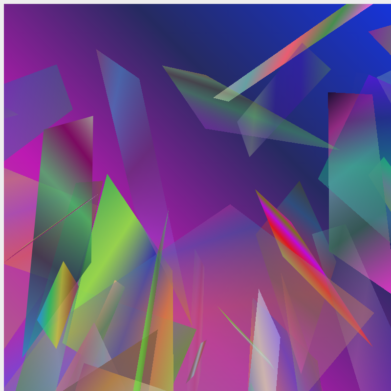 random divs with gradient and perspective #1 static token preview
