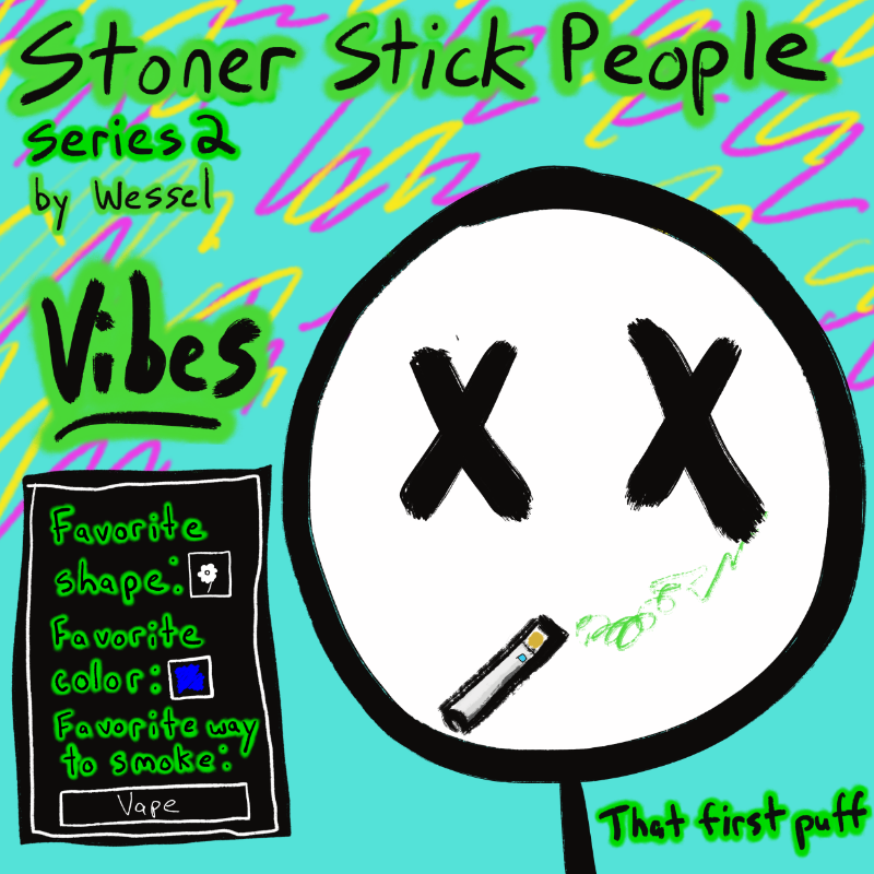 Stoner Stick People Series 2 #10 static token preview
