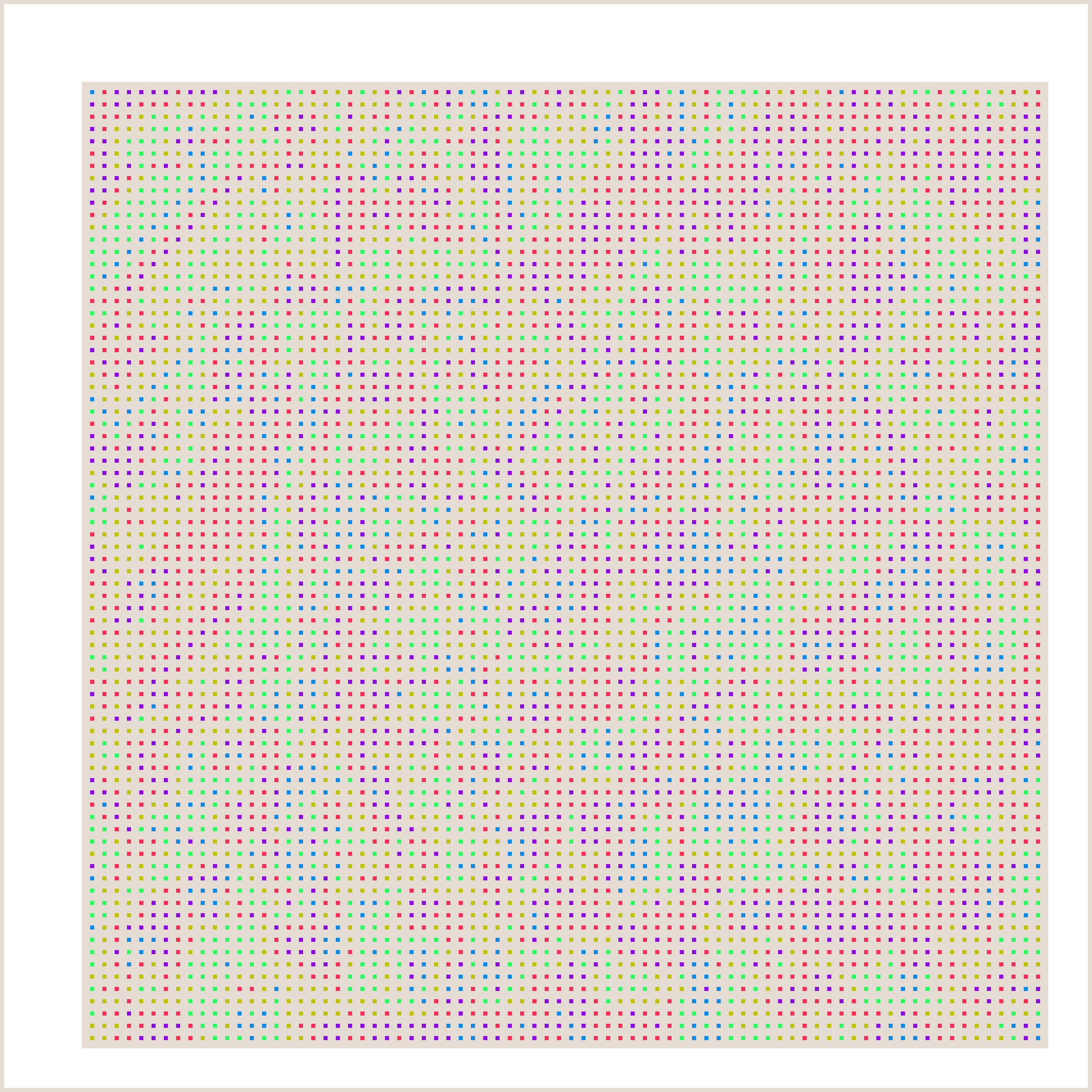 Beige Orbital Pixels #1 static token preview