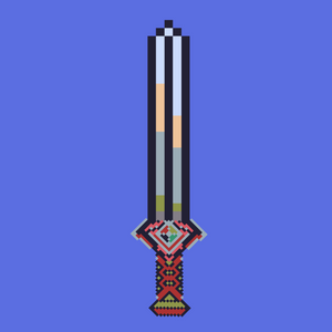 Generative Pixel Swords project preview