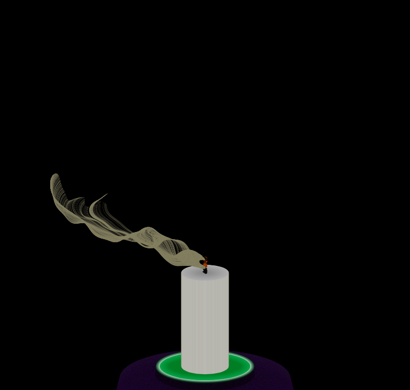 Candle in the Light Breeze #13 static token preview