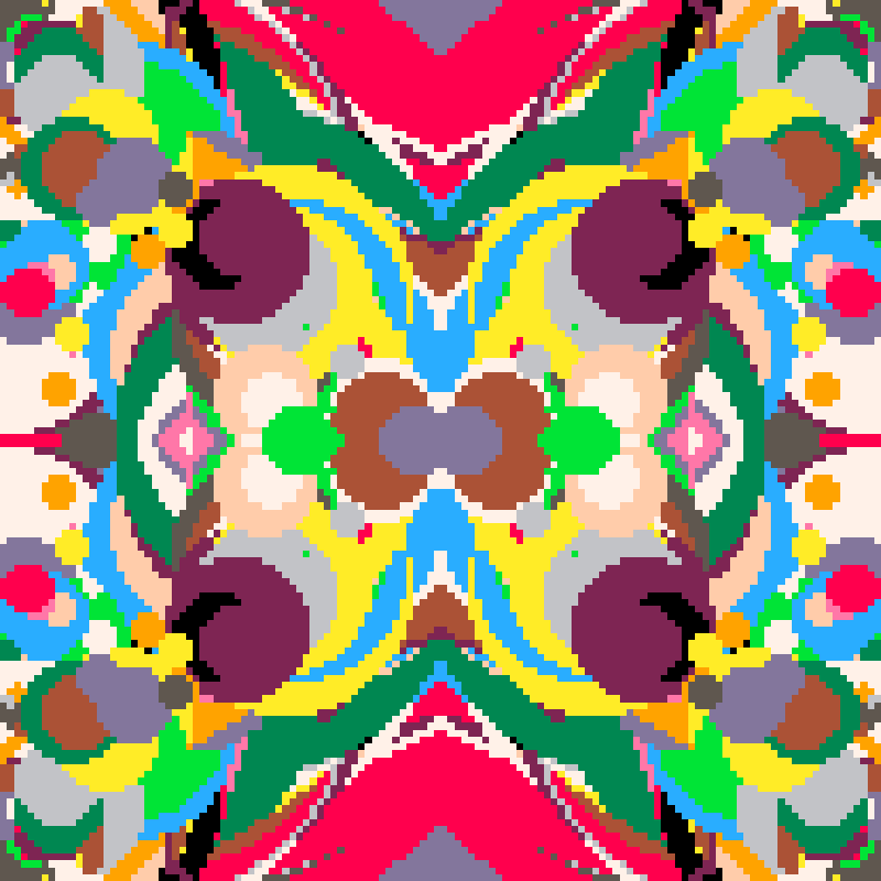 Rapid Psychedelic Inkblot Test Generator #20 static token preview