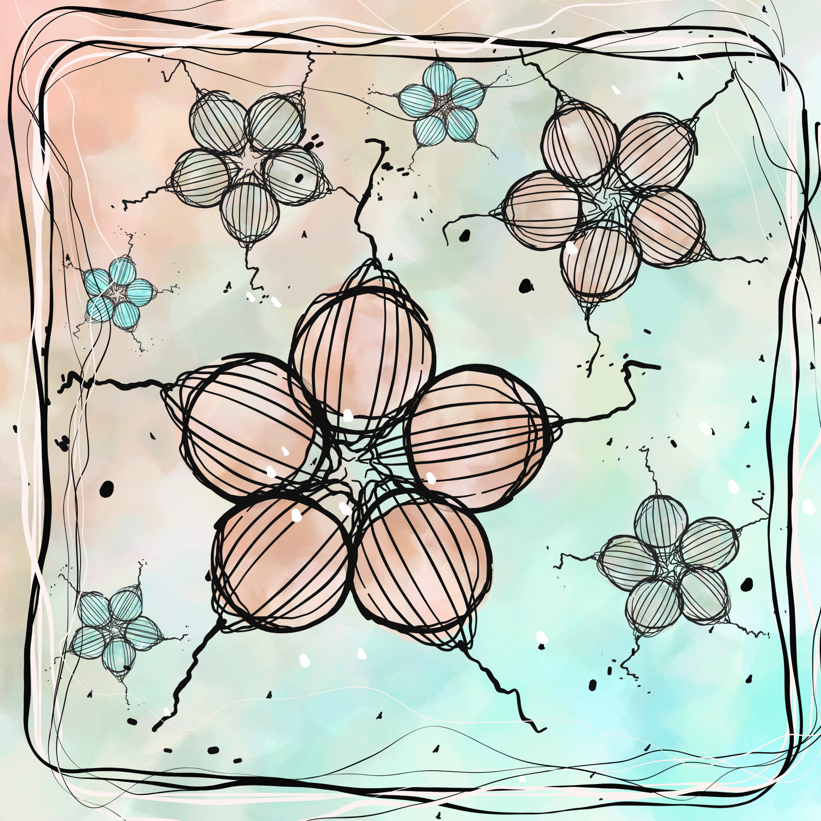 Five-Leaf-Flowers #5 static token preview