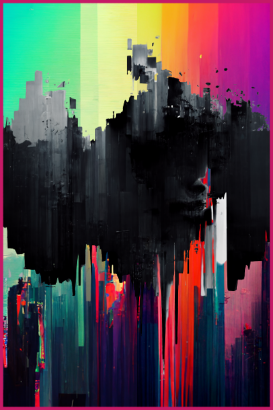 Glitched #6 static token preview