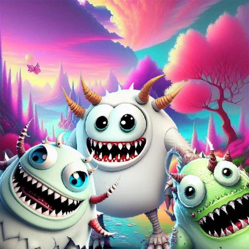 Candy Monsters #12 static token preview