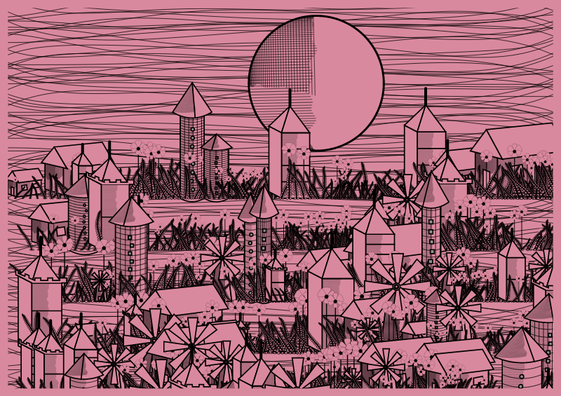 Medieval Village #6 static token preview