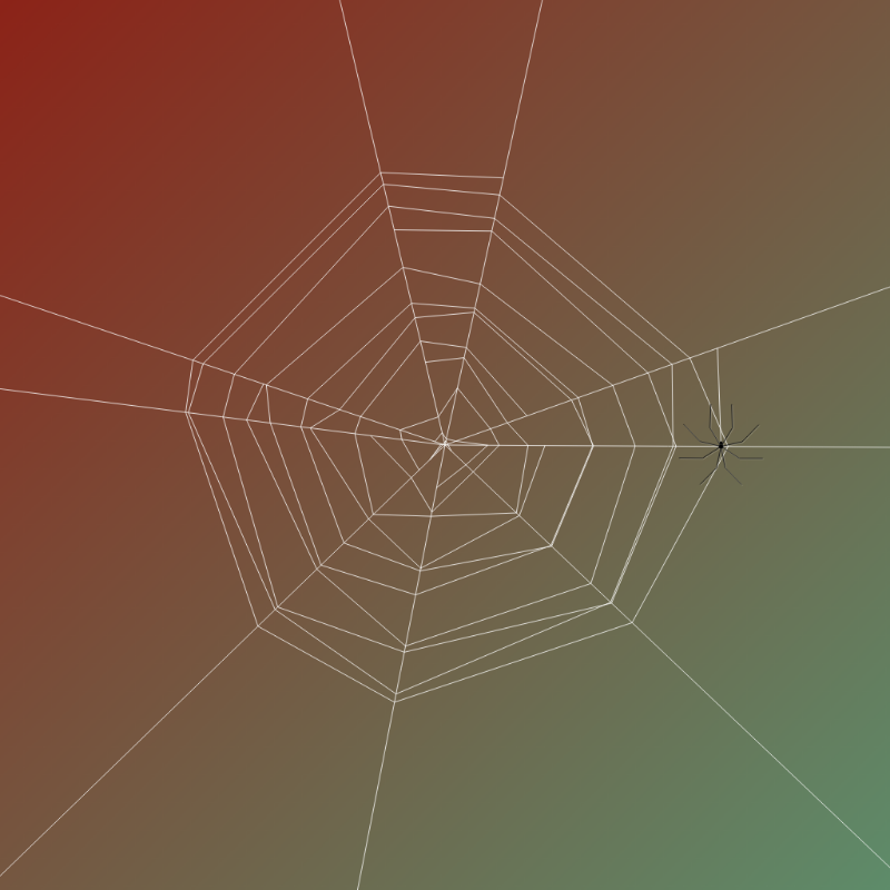 Weaving Spiders #8 static token preview