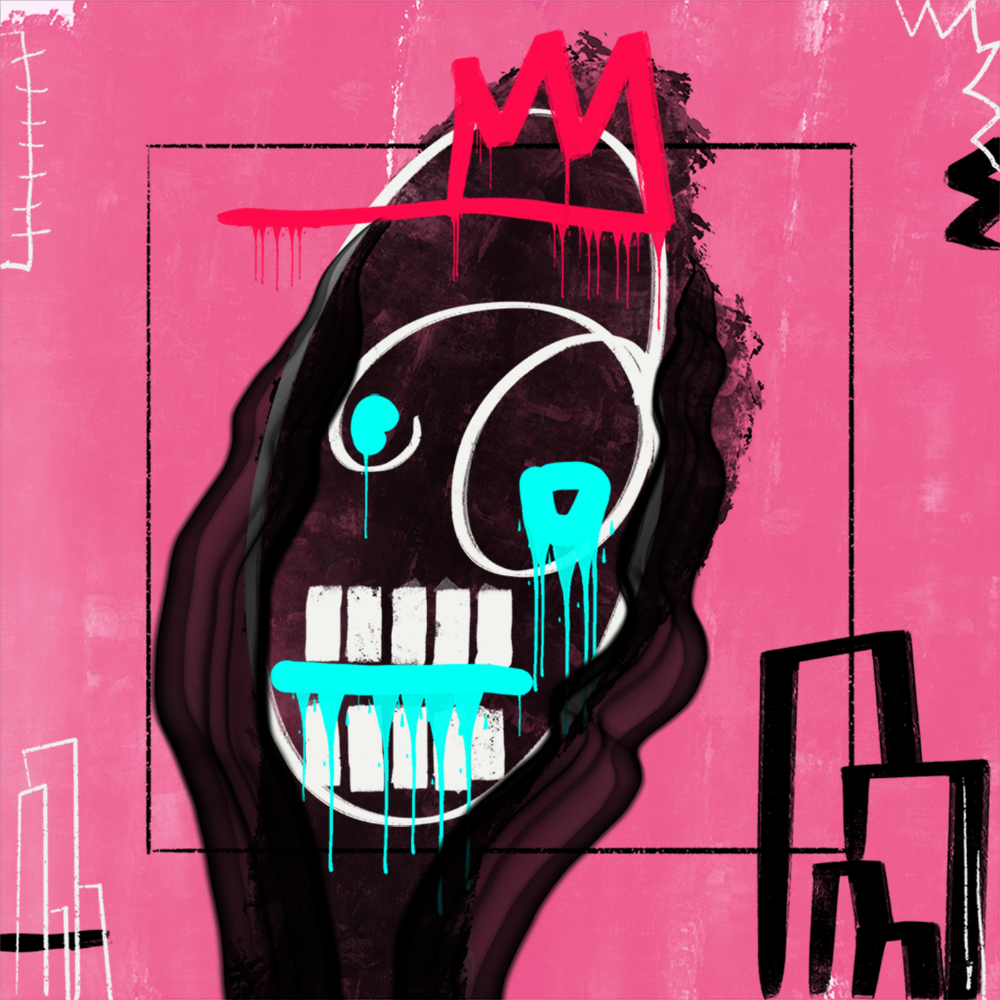 SCREAM HEADDS #3 static token preview