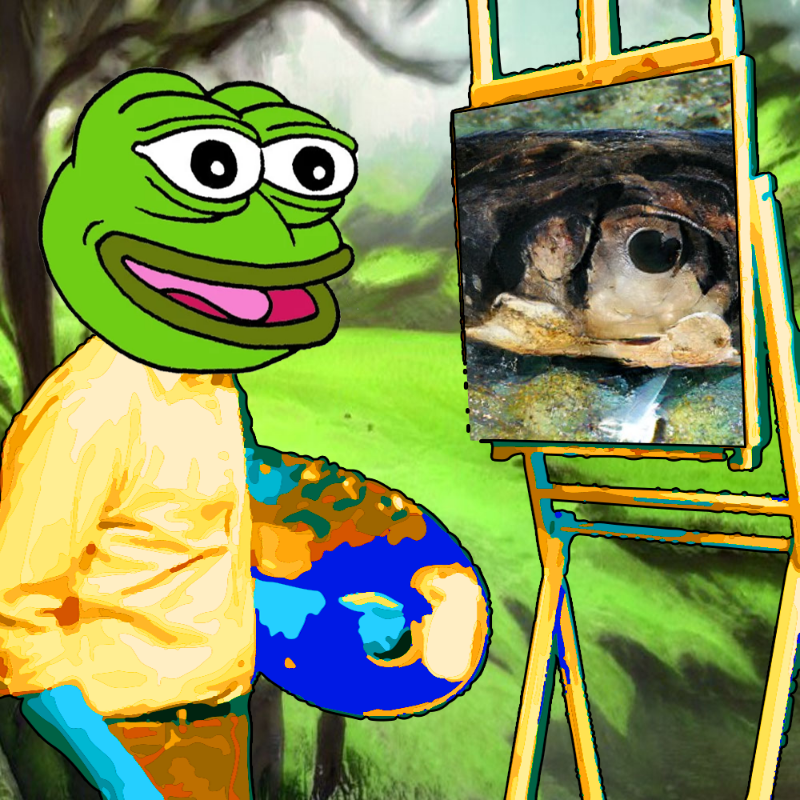 Pepe Ross goes AI #14 static token preview