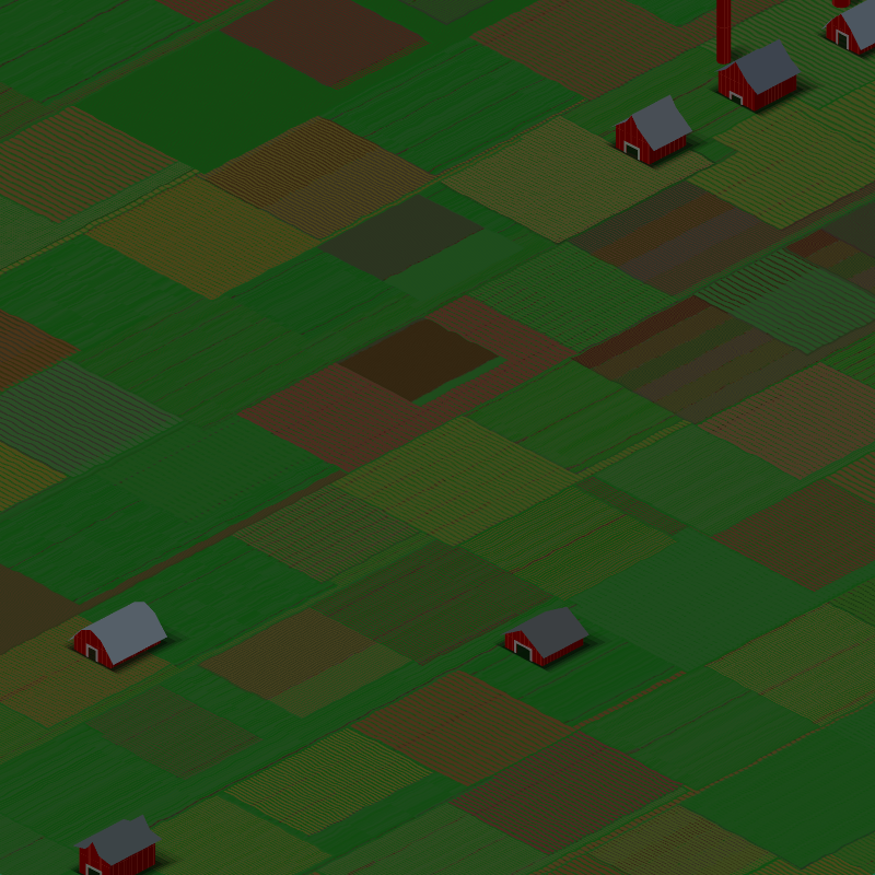 RED FARMS IN A QUIET COUNTY #6 static token preview