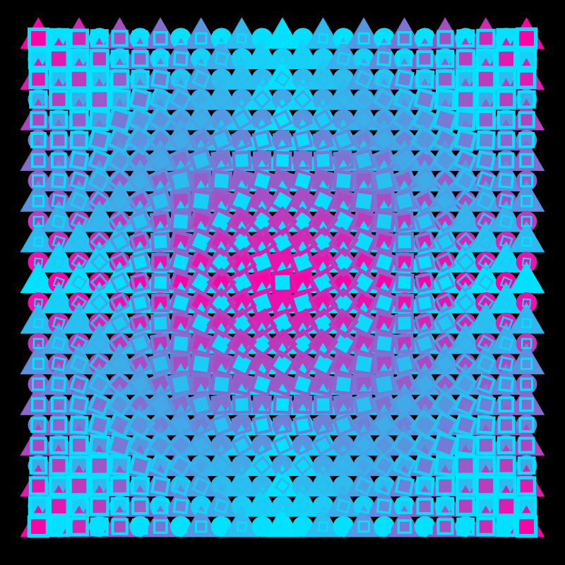 Hyper-Vasarely #8 static token preview