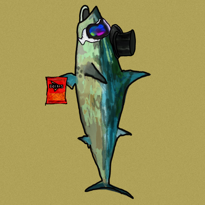 The Apathetic Crypto Fish Society #23 static token preview