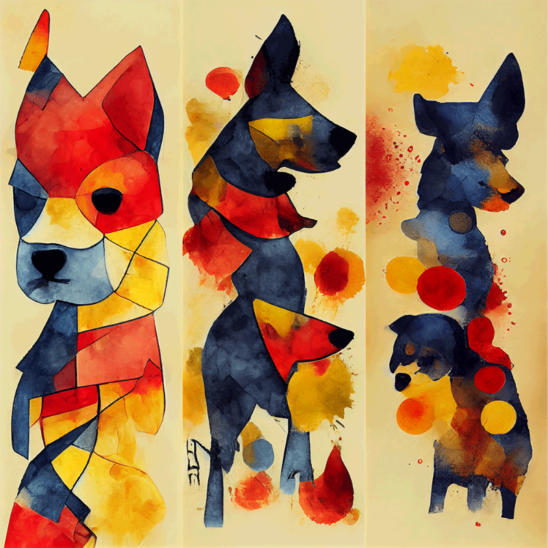 AI Dogs #6 static token preview