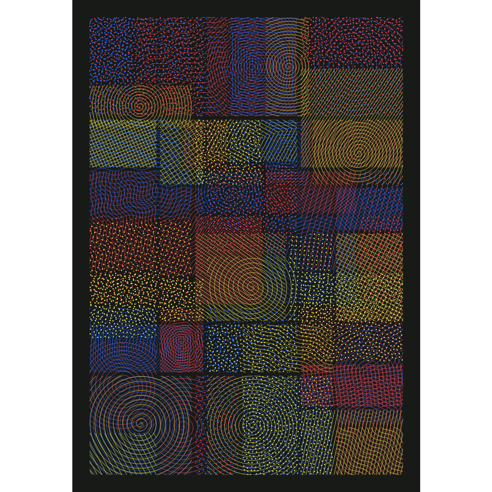 Pattern Grid Chaos #9 static token preview