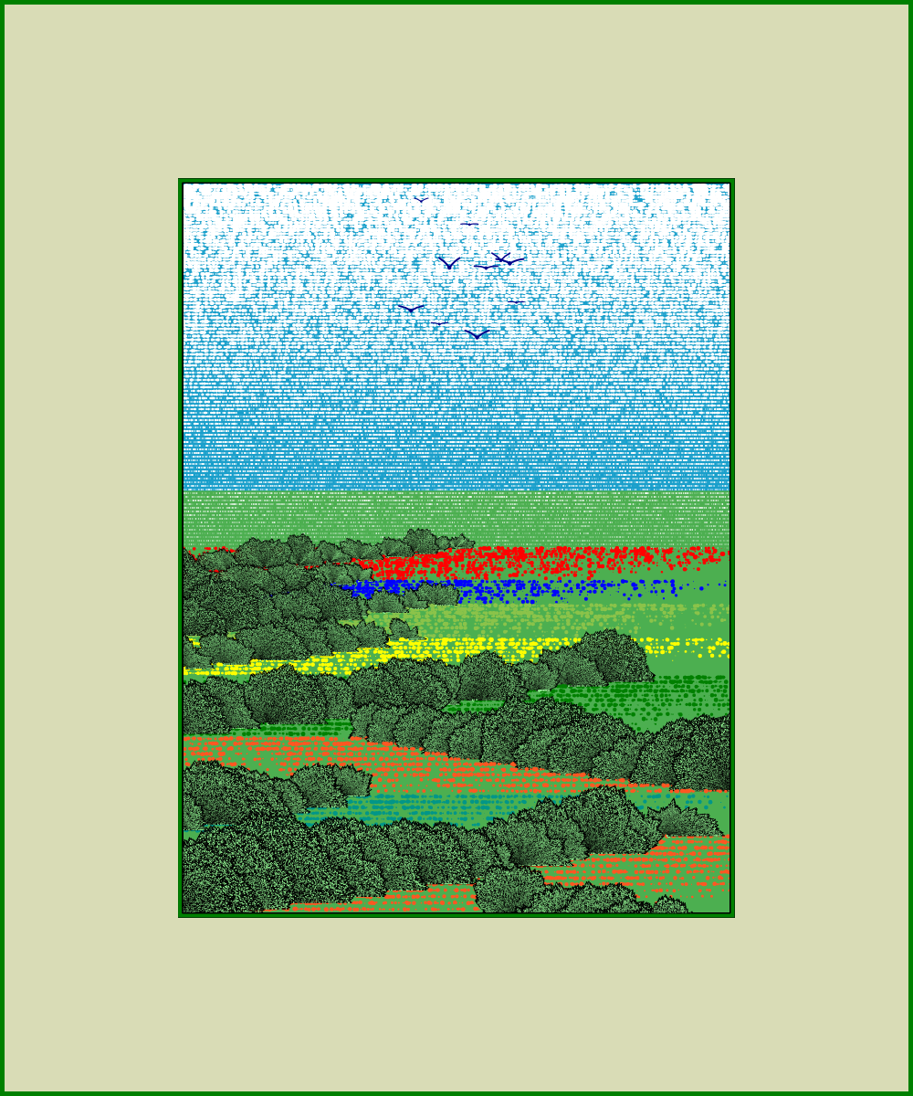 Fields of flowers #10 static token preview