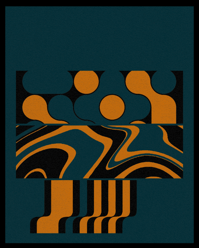 Bauhaus art #orange #6 static token preview
