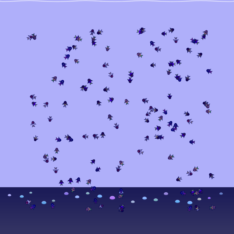 Underwater Schooling #16 static token preview