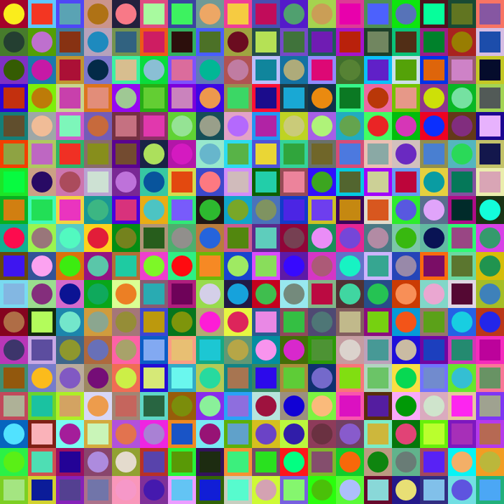 Square Dot Composition #307 static token preview