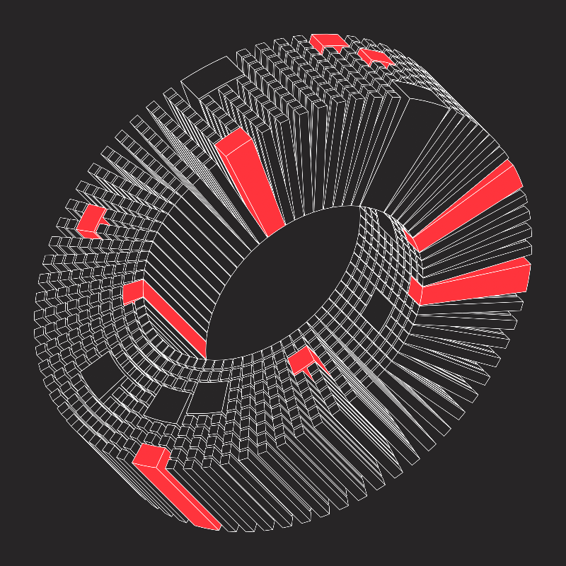 Ex Mobius (Neon Red) #8 static token preview