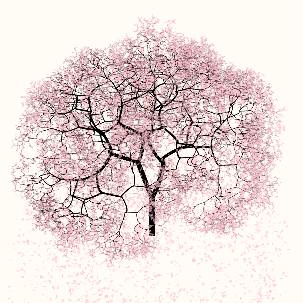 Bézier Bloom #18 static token preview