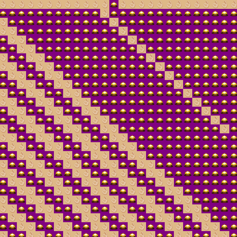 Elementary Cellular Emoji Automata #31 static token preview