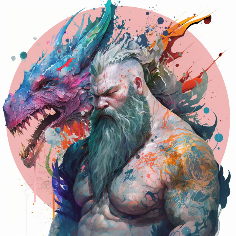 Dragon Bloke #2 static token preview