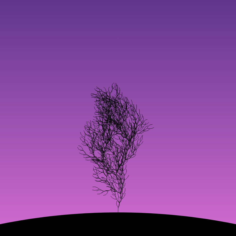Fractal-Lsystem Tree #12 static token preview