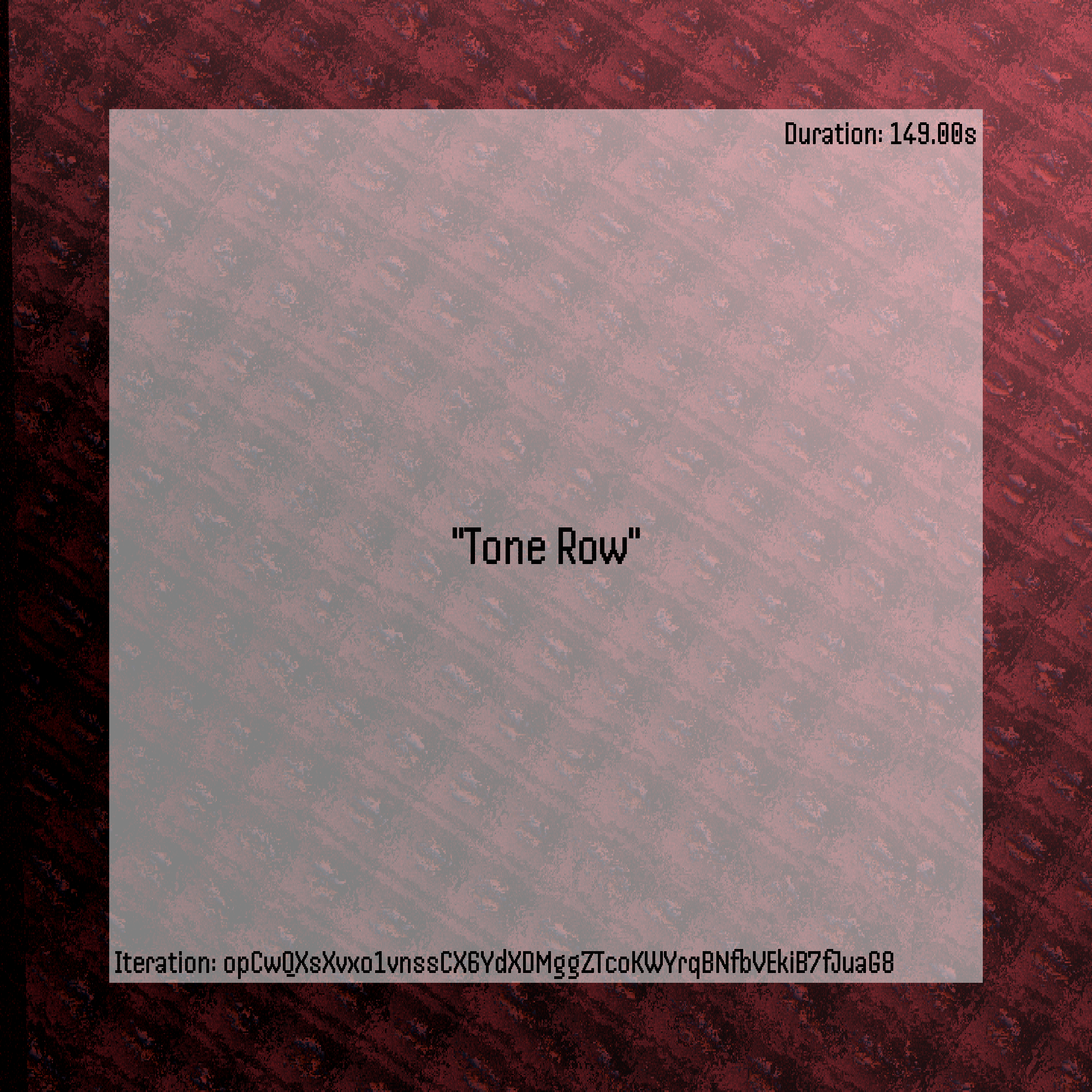 Tone Row #16 static token preview