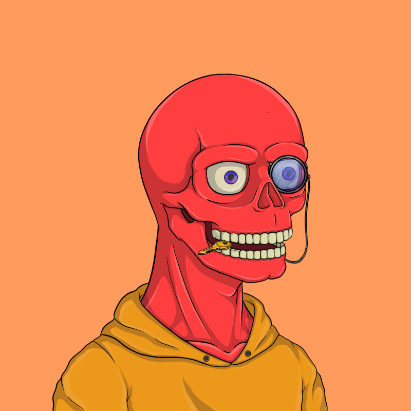 crazy skull club #17 static token preview