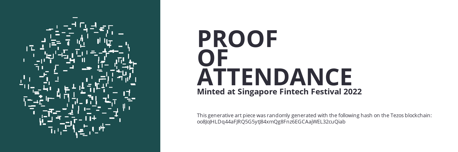 SFF2022 Proof of Attendance Token #699 static token preview